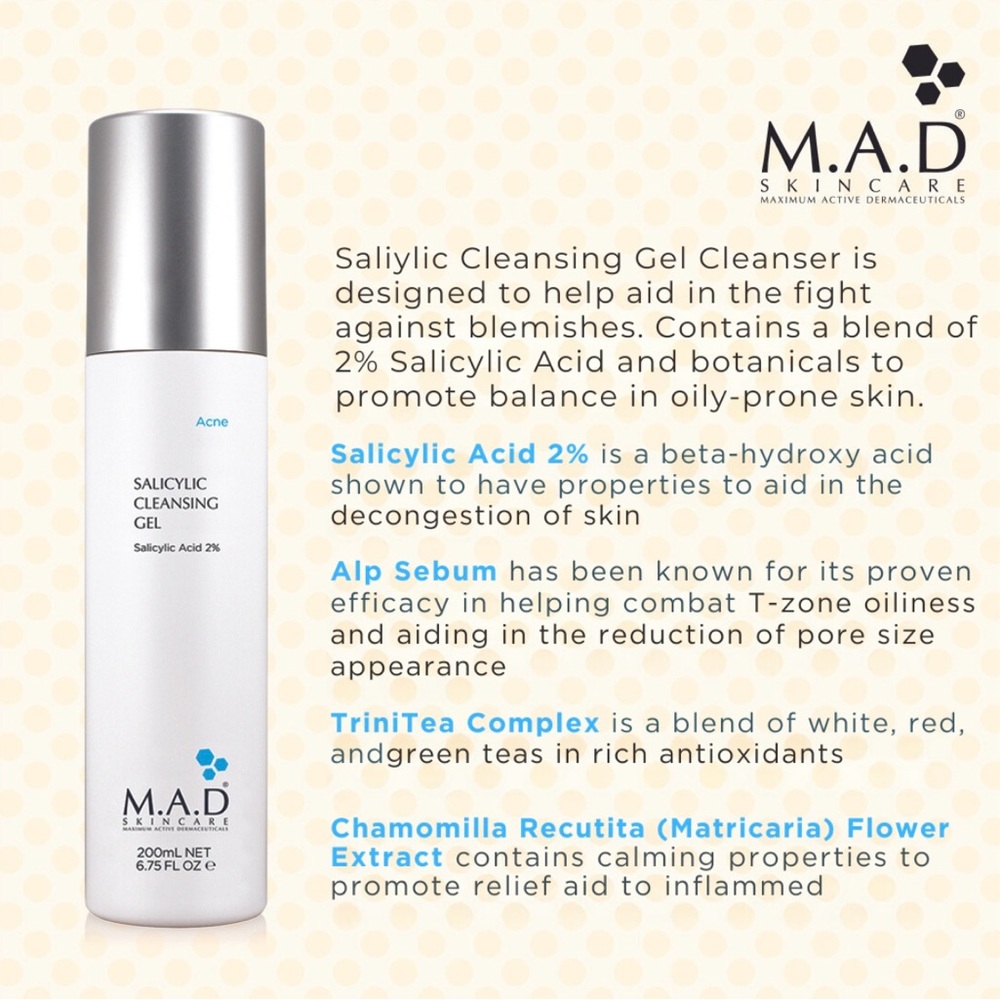 M.A.D. Salicylic 2% Cleansing Gel - Picture 3 of 7